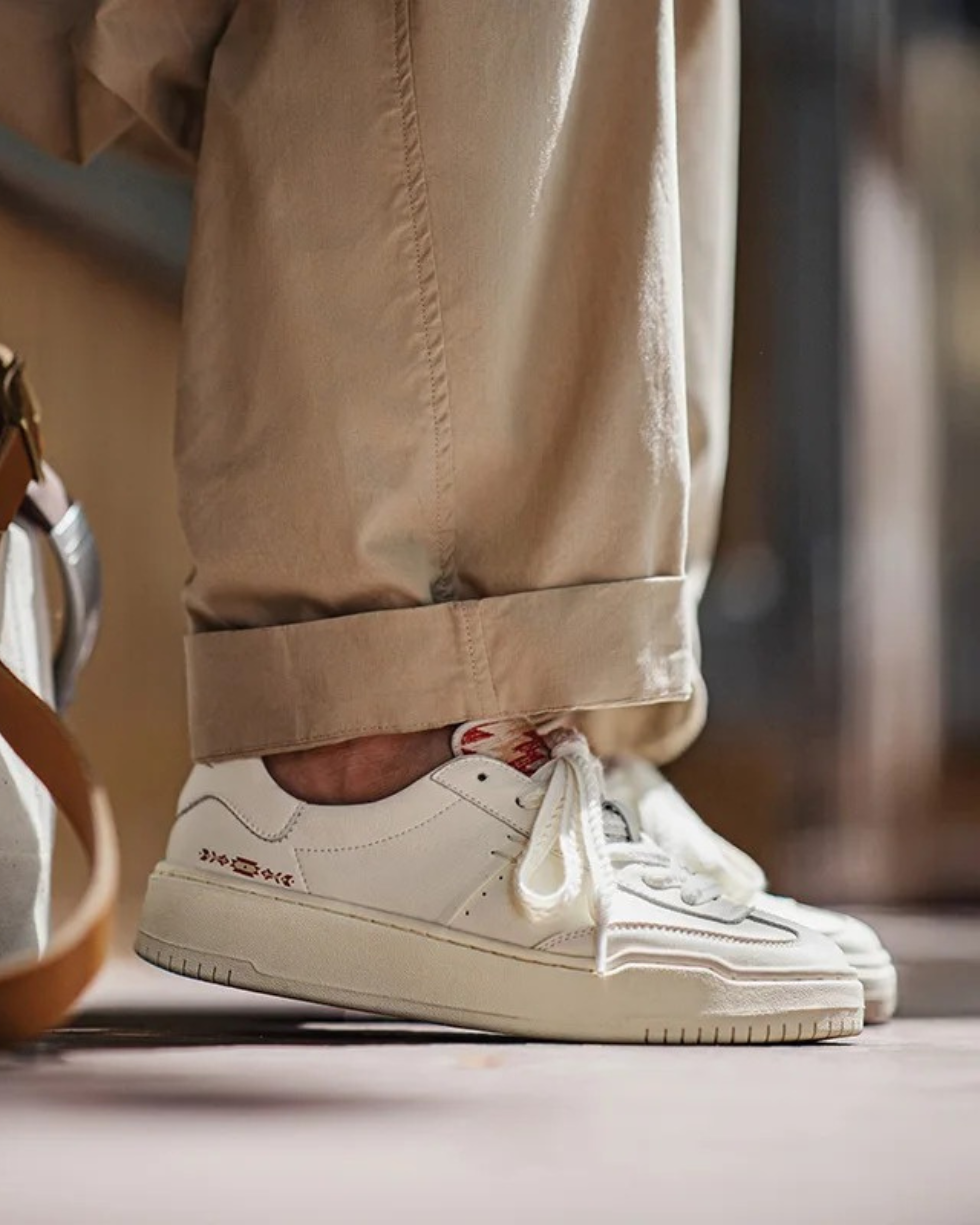 Heritage Canvas Leather Low Sneakers